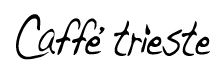 カフェトリエステ logo